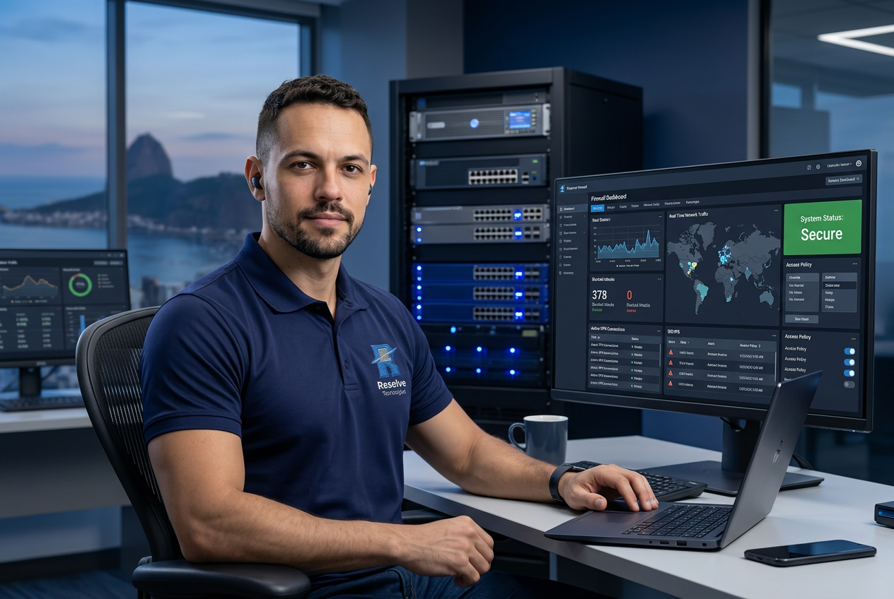 Firewall corporativo para empresas com a Resolve Tecnologias no Rio de Janeiro