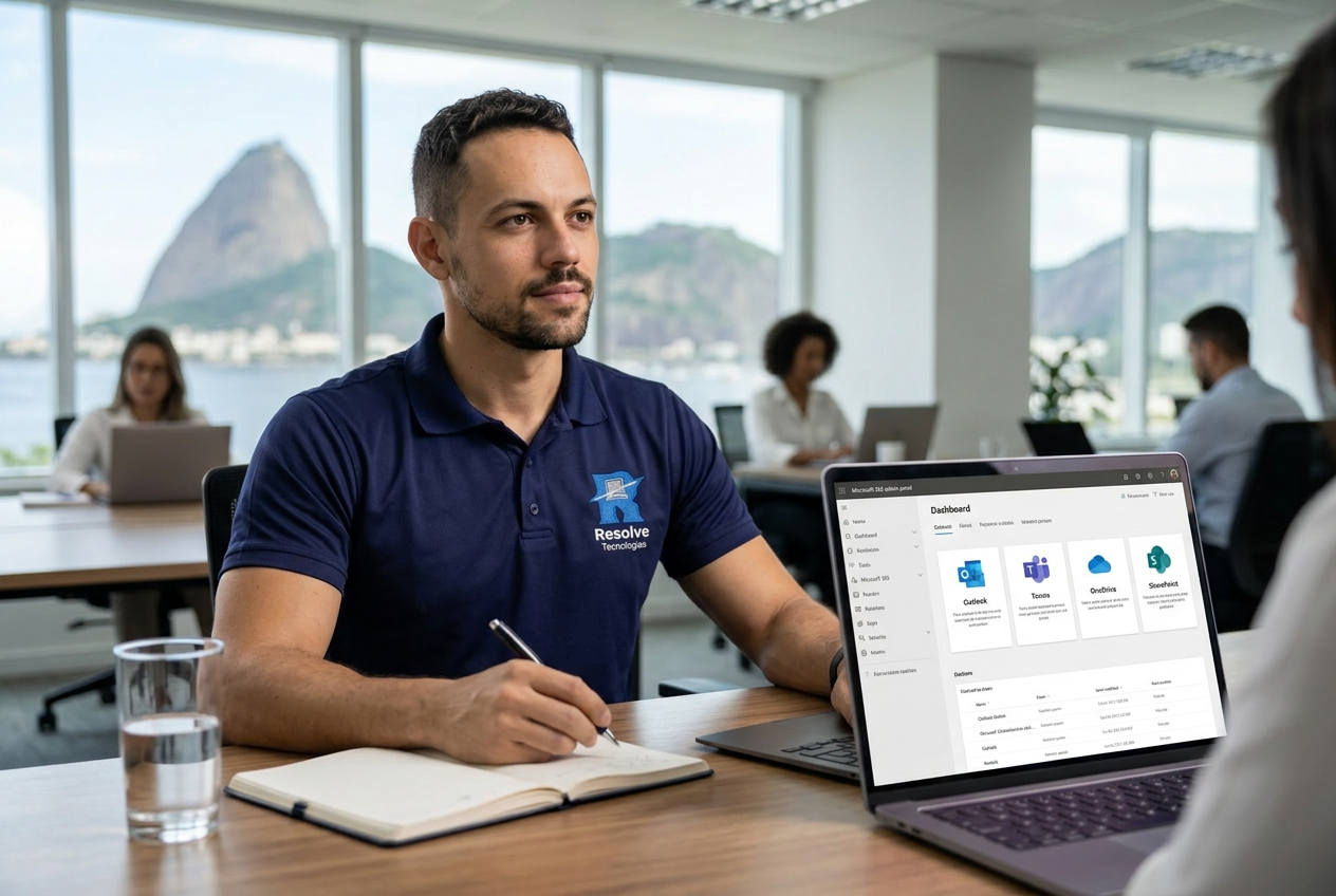 Consultoria e implantação de Microsoft 365 para empresas no Rio de Janeiro com a Resolve Tecnologias