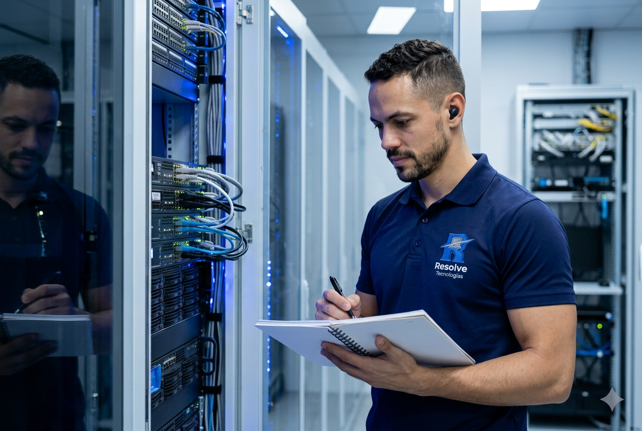 Servidor corporativo para empresas com suporte da Resolve Tecnologias no Rio de Janeiro