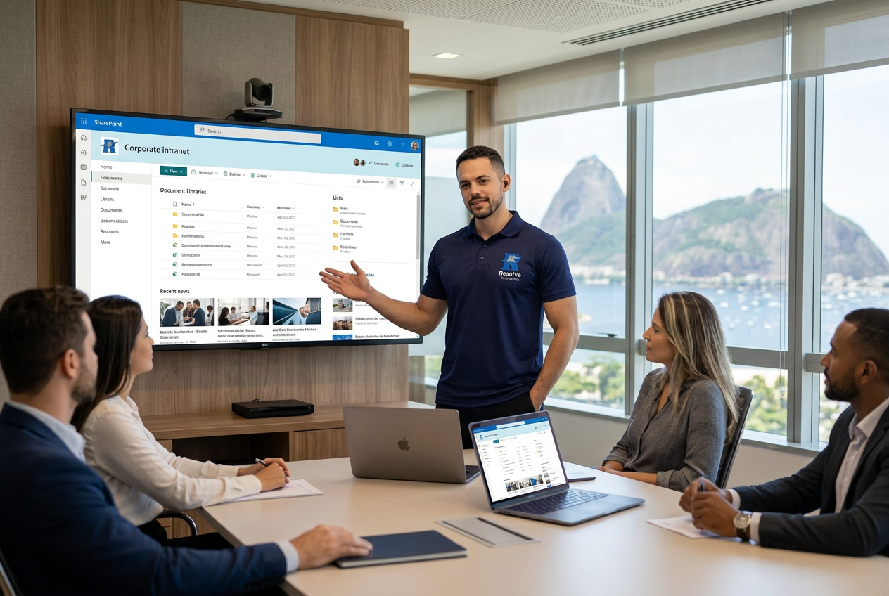 SharePoint para empresas no Rio de Janeiro com a Resolve Tecnologias