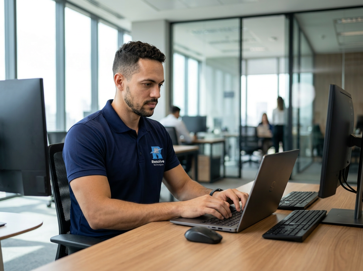 Suporte técnico corporativo da Resolve