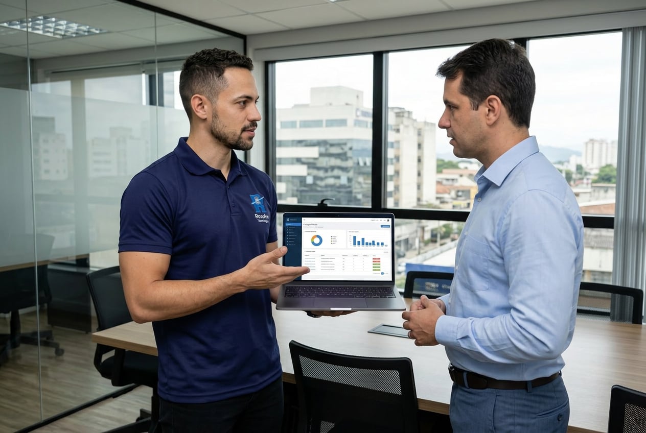 Técnico da Suporte de TI - Resolve Tecnologias atendendo empresa em Nova Iguaçu