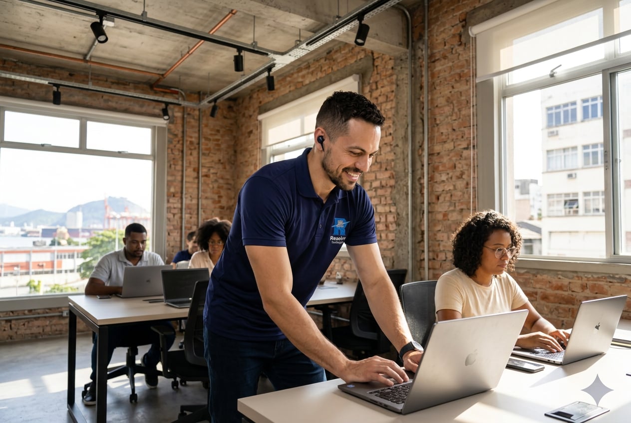 Suporte de TI em Santo Cristo para coworkings, startups e escritórios