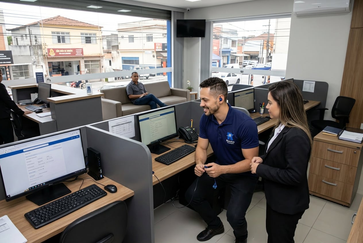 Técnico da Suporte de TI - Resolve Tecnologias atendendo empresa em São João de Meriti