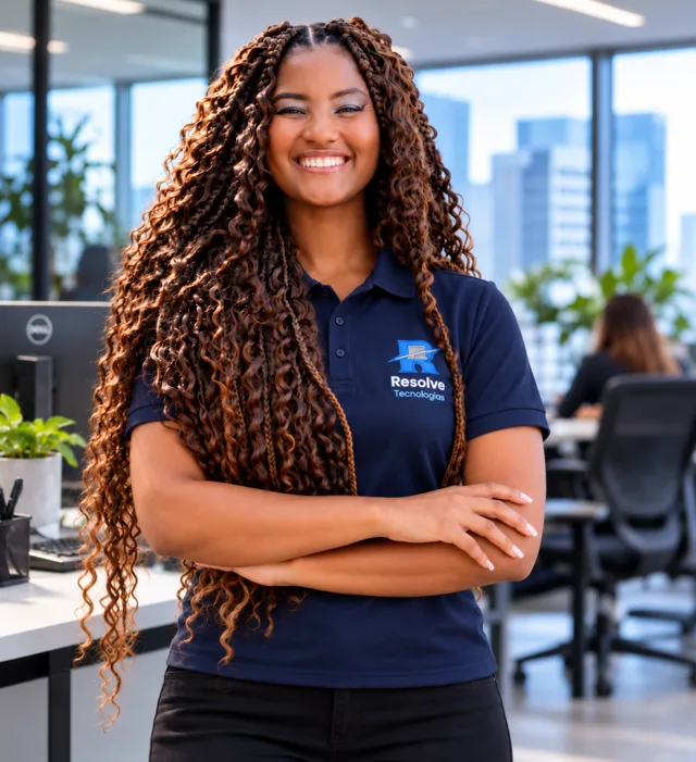Andressa Francisca da Silva — Diretora de Pessoas e Cultura, Responsável Editorial e Revisora Editorial da Suporte de TI - Resolve Tecnologias
